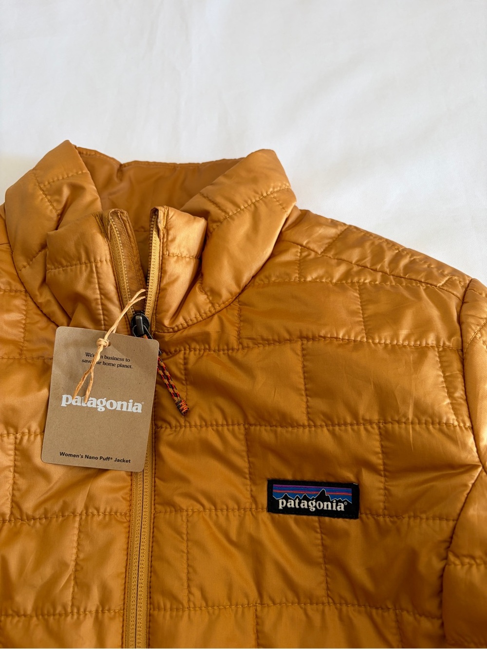 Patagonia Nano Puff Jacket Women's Size L Talon Gold FA25 NWT - Picture 3 of 15